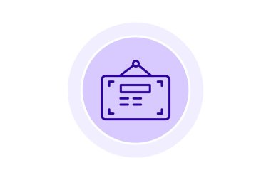 Bildirim Panosu, vektör, piksel mükemmel, illüstratör dosyası