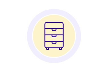 Depolama Dolabı, vektör, piksel mükemmel, illüstratör dosyası