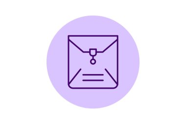 Ofis Zarfı, vektör, piksel mükemmel, illüstratör dosyası