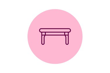 Kahve masası, vektör, piksel mükemmel, illüstratör dosyası