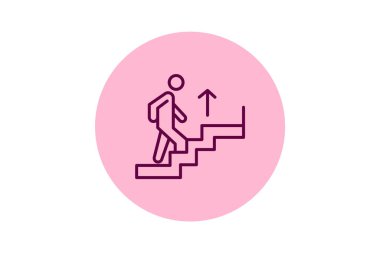 Ofis Merdiveni, vektör, piksel mükemmel, çizer dosyası