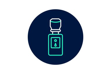 Su dağıtıcı, vektör, piksel mükemmel, illüstratör dosyası