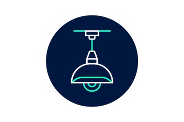 Ofis Tavanı Işığı, vektör, piksel mükemmel, illüstratör dosyası