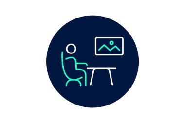 Ofis Duvarı Sanatı, vektör, piksel mükemmel, illüstratör dosyası