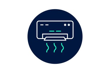 Ofis Kliması, vektör, piksel mükemmel, illüstratör dosyası