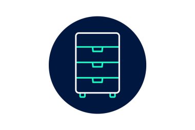 Depolama Dolabı, vektör, piksel mükemmel, illüstratör dosyası