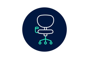 Ofis dışkısı, vektör, piksel mükemmel, illüstratör dosyası