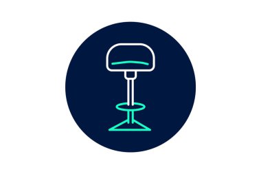 Tabure, vektör, piksel mükemmel, illüstratör dosyası