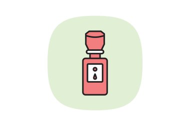 Su dağıtıcı, vektör, piksel mükemmel, illüstratör dosyası