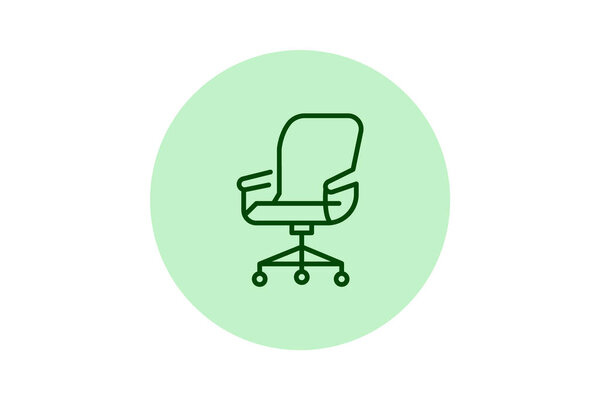 Office Lounge Chair, vector, pixel perfect, illustrator file