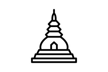 Beyaz Tapınak, vektör, piksel mükemmel, illüstratör dosyası