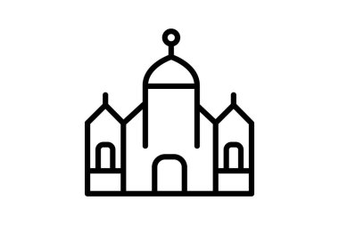 Sinagog, vektör, piksel mükemmel, illüstratör dosyası