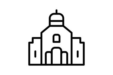 Sinagog, vektör, piksel mükemmel, illüstratör dosyası