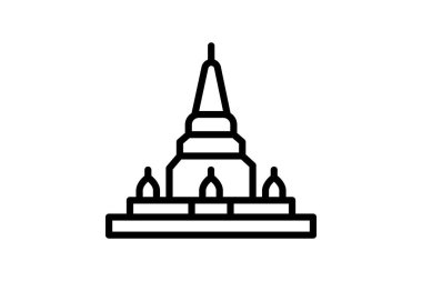 Oyulmuş Tapınak, vektör, piksel mükemmel, illüstratör dosyası