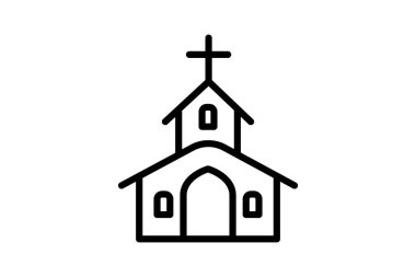 Kutsal Şapel, vektör, piksel mükemmel, illüstratör dosyası