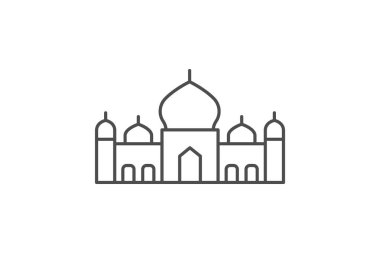 Büyük Cami, vektör, piksel mükemmel, illüstratör dosyası