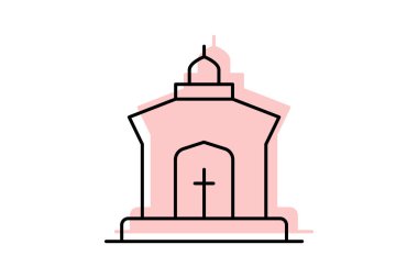 Anıtmezar, vektör, piksel mükemmel, illüstratör dosyası