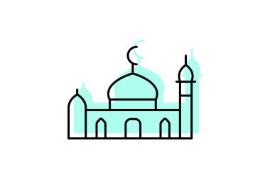 Modern Cami, vektör, piksel mükemmel, illüstratör dosyası