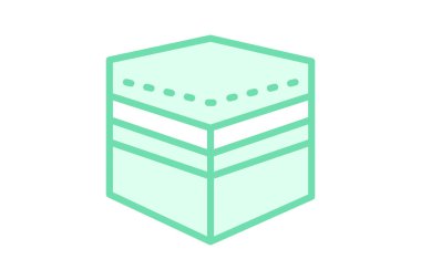 Kabe Binası, vektör, piksel mükemmel, illüstratör dosyası