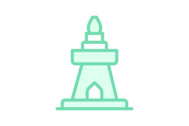 Taş Tapınak, vektör, piksel mükemmel, illüstratör dosyası