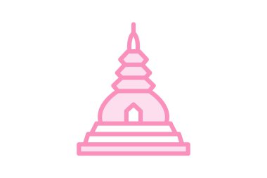 Beyaz Tapınak, vektör, piksel mükemmel, illüstratör dosyası