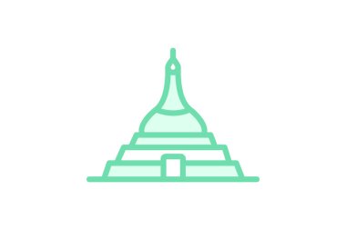 Tapınak Kompleksi, vektör, piksel mükemmel, illüstratör dosyası