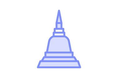 Stupa, vektör, piksel mükemmel, çizer dosyası