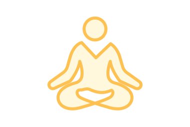 Meditasyon Salonu, vektör, piksel mükemmel, illüstratör dosyası