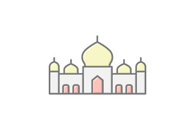 Büyük Cami, vektör, piksel mükemmel, illüstratör dosyası