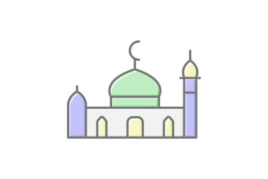 Modern Cami, vektör, piksel mükemmel, illüstratör dosyası