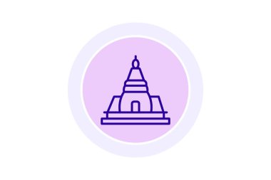 Jain Tapınağı, vektör, piksel mükemmel, illüstratör dosyası