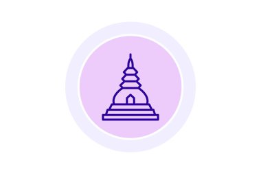 Beyaz Tapınak, vektör, piksel mükemmel, illüstratör dosyası