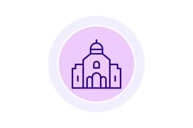 Sinagog, vektör, piksel mükemmel, illüstratör dosyası