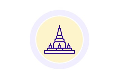 Oyulmuş Tapınak, vektör, piksel mükemmel, illüstratör dosyası