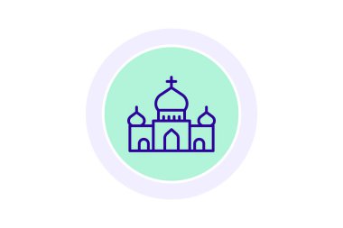 Dini Kompleks, vektör, piksel mükemmel, illüstratör dosyası