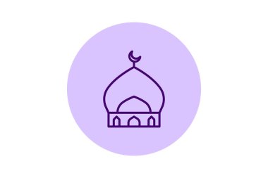 Sufi Tapınağı, vektör, piksel mükemmel, illüstratör dosyası