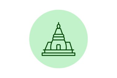 Jain Tapınağı, vektör, piksel mükemmel, illüstratör dosyası