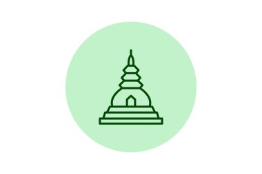 Beyaz Tapınak, vektör, piksel mükemmel, illüstratör dosyası