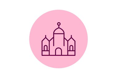 Sinagog, vektör, piksel mükemmel, illüstratör dosyası