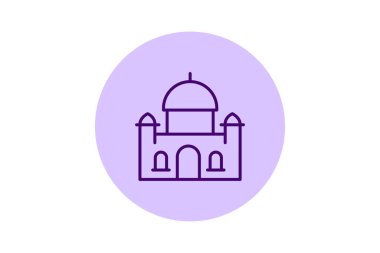 Büyük Sinagog, vektör, piksel mükemmel, illüstratör dosyası