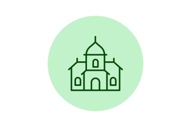 Tahta Sinagog, vektör, piksel mükemmel, illüstratör dosyası