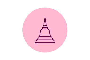 Stupa, vektör, piksel mükemmel, çizer dosyası