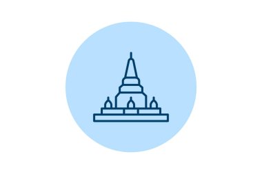 Oyulmuş Tapınak, vektör, piksel mükemmel, illüstratör dosyası