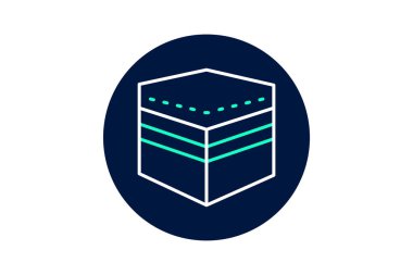 Kabe Binası, vektör, piksel mükemmel, illüstratör dosyası