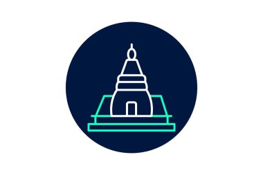 Jain Tapınağı, vektör, piksel mükemmel, illüstratör dosyası