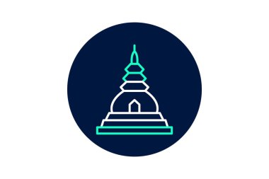 Beyaz Tapınak, vektör, piksel mükemmel, illüstratör dosyası