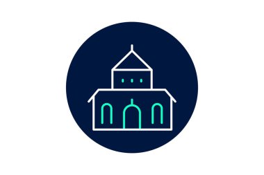 Hasidik Sinagog, vektör, piksel mükemmel, illüstratör dosyası