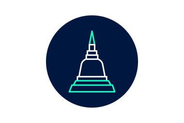 Stupa, vektör, piksel mükemmel, çizer dosyası