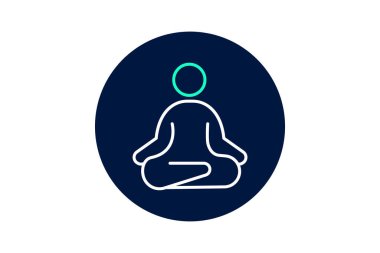 Manevi geri çekilme, vektör, piksel mükemmel, illüstratör dosyası