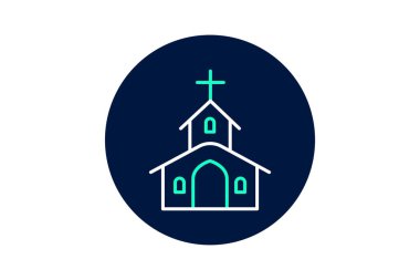 Kutsal Şapel, vektör, piksel mükemmel, illüstratör dosyası